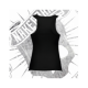 Camiseta Espalda Nadadora Niña (Negra)