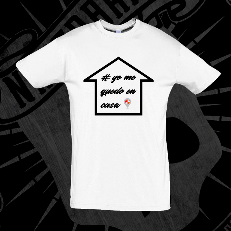 Camiseta Corta, YoMeQuedoEnCasa, Merchandising oficial en Nakerband