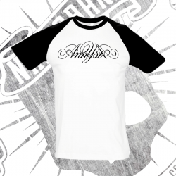 Camiseta Manga Corta Baseball Hombre (Manga Negra)