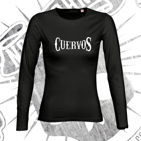 Camiseta Manga Larga Mujer (Negra)