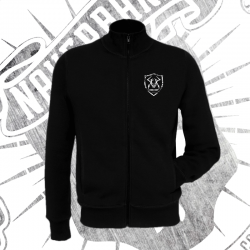Zip Up Sweatshirt | Unisex (Black)