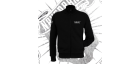 Zip Up Sweatshirt | Unisex (Black)