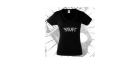 T-Shirt | Short Sleeve (V-neck) | Woman (Black)