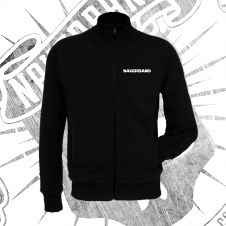 Sudadera con Cremallera Unisex (Negra)