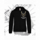 Sudadera con Cremallera Unisex (Negra)