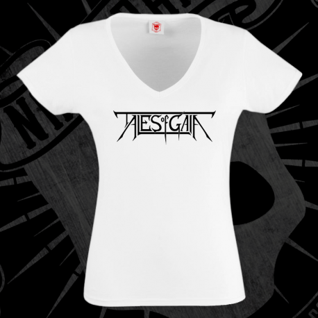 T-Shirt | Short Sleeve (V-neck) | Woman (White)